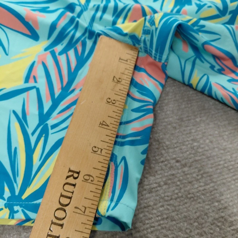 O'Neill Men's XL‎ Hermosa Elastic Waist Board Shorts Trunks Blue Tropical *flaw